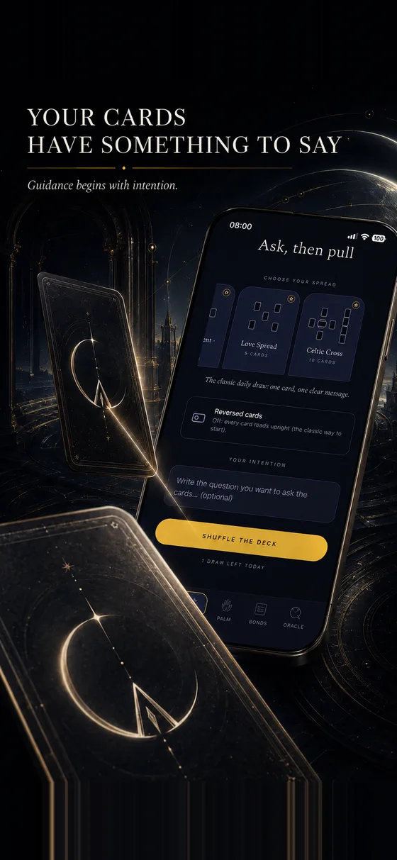 Arcana tarot screen
